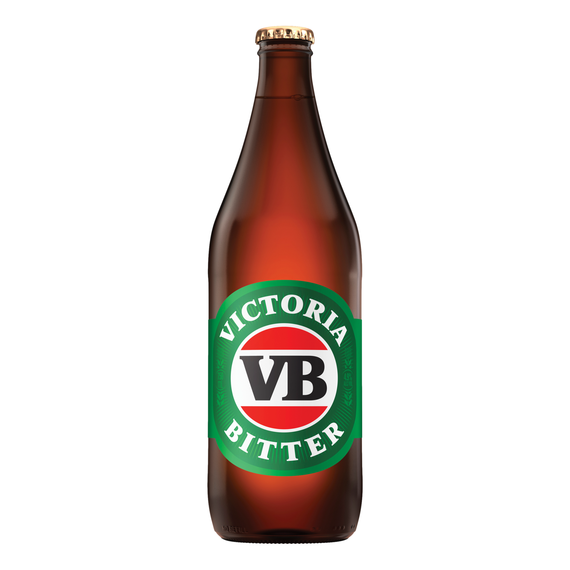 Victoria Bitter Lager 750ml Bottle Single