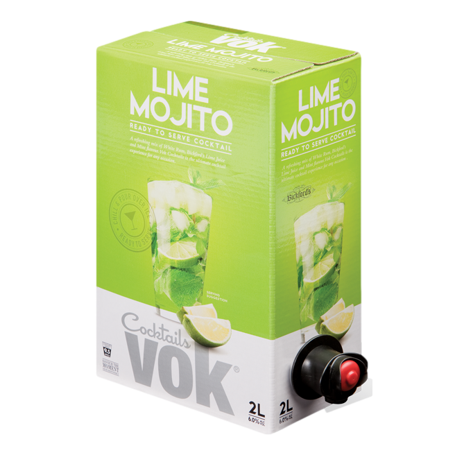 VOK Cocktails Lime Mojito Cask 2L