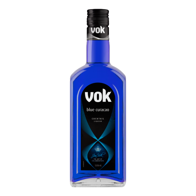 VOK Blue Curacao Liqueur 500ml