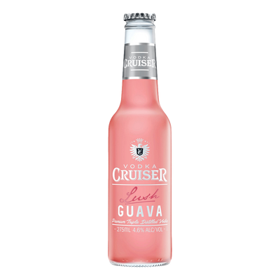 Vodka Cruiser Lush Guava 275ml Bottle Case of 24