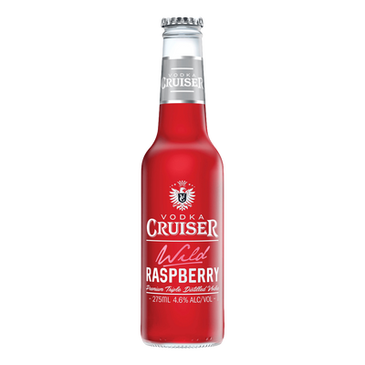 Vodka Cruiser Wild Raspberry 275ml Bottle Case of 24