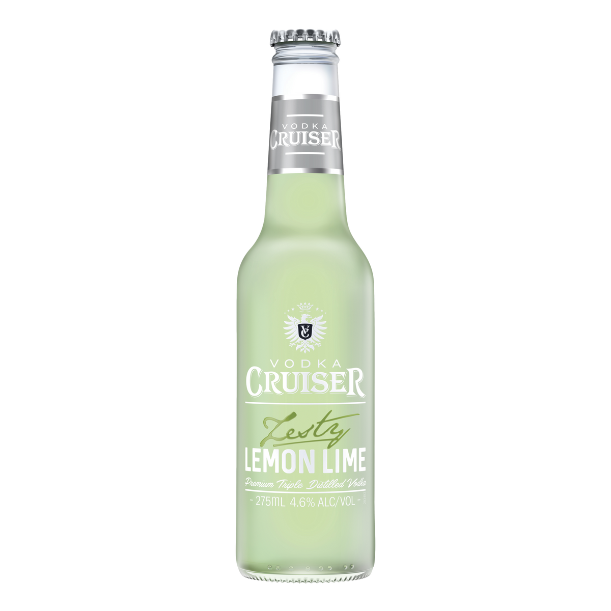 Vodka Cruiser Zesty Lemon Lime 275ml Bottle Single