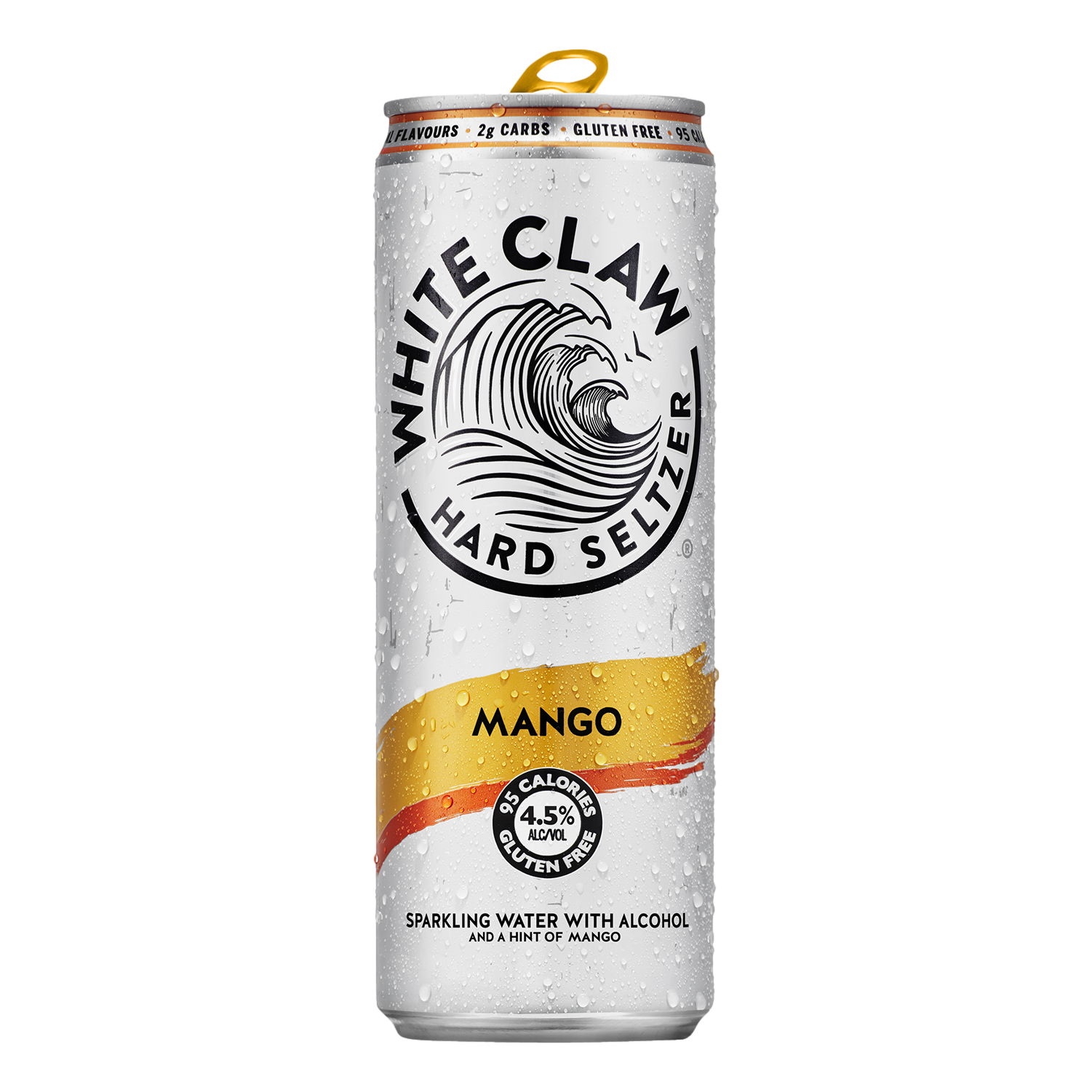White Claw Hard Seltzer Mango 330ml Can Single - Camperdown Cellars