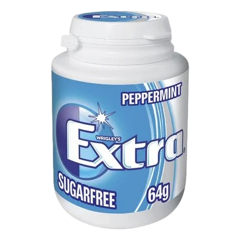 Wrigley's Extra Bottle Peppermint Gum 64g