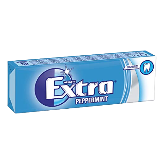 Wrigley's Extra White Peppermint Gum 14g 10 Pack