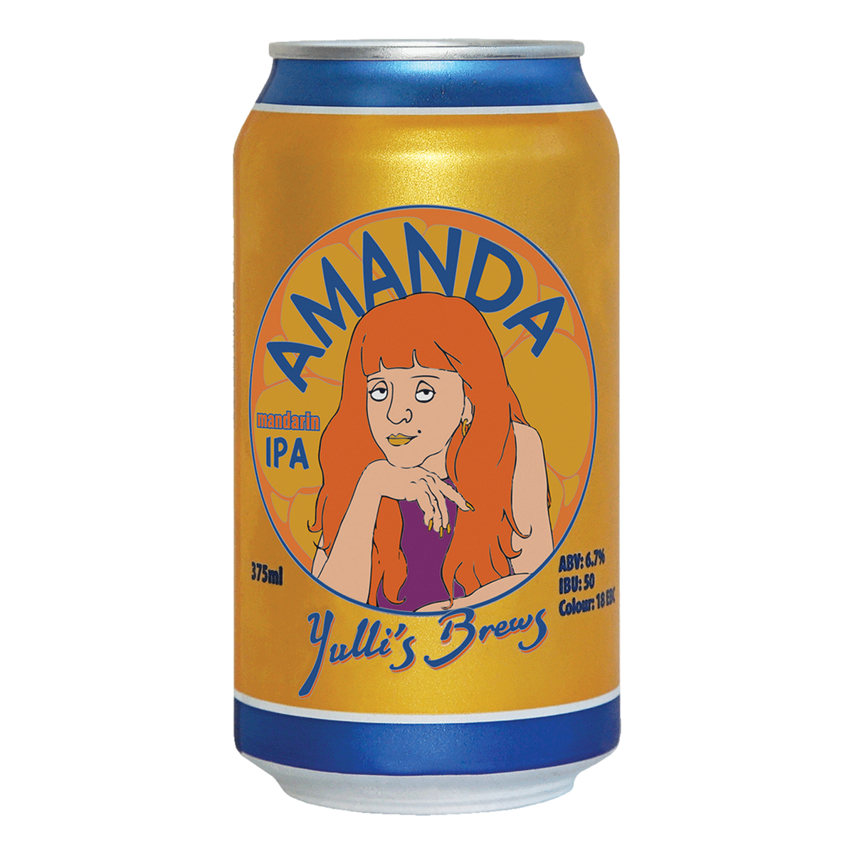 Yulli's Amanda Mandarin IPA 375ml Can Single