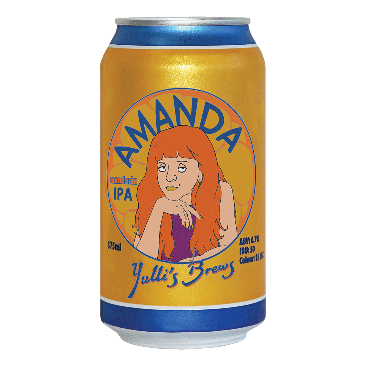 Yulli's Amanda Mandarin IPA 375ml Can Single