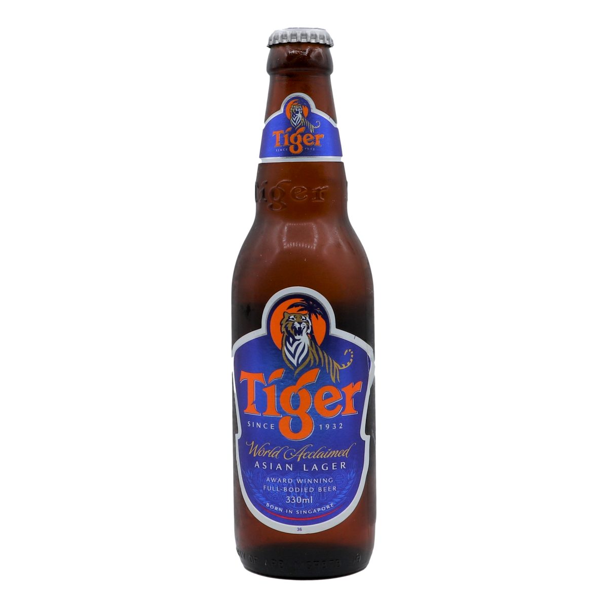 Tiger Lager 330ml Bottle Single
