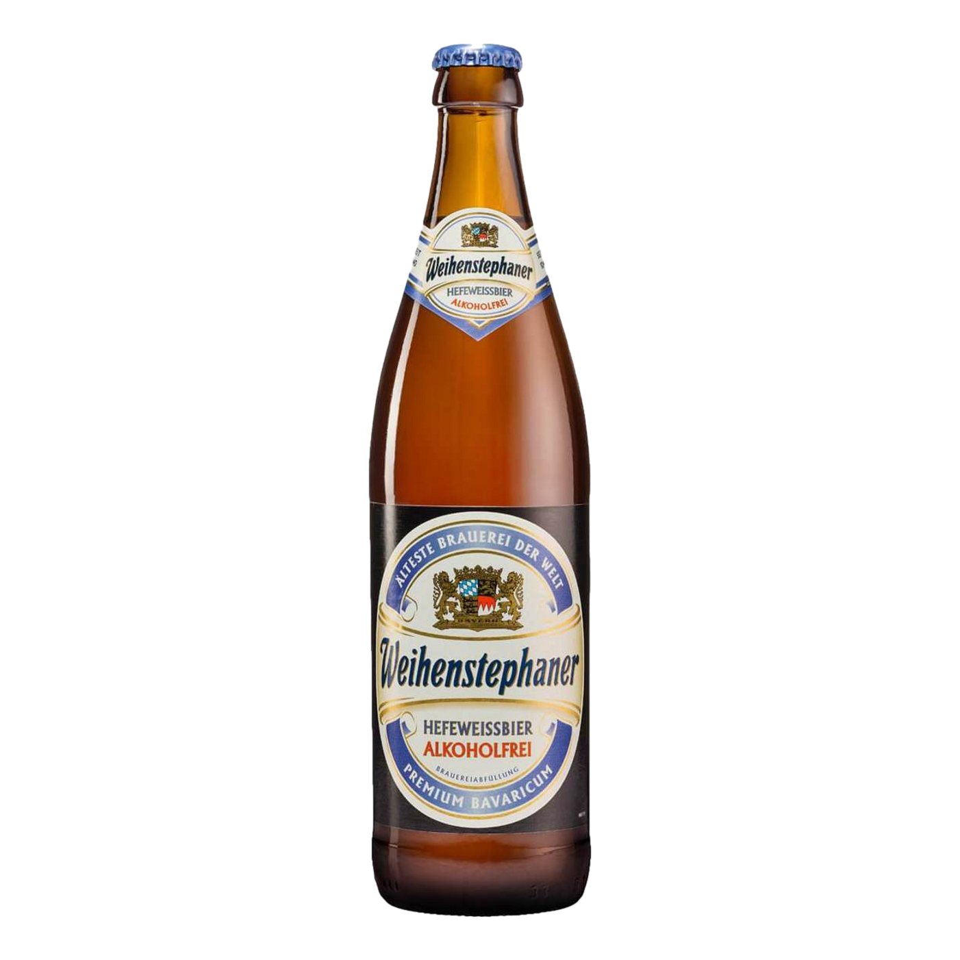 Weihenstephaner Hefeweissbier Alcohol-Free 500ml Bottle 4 Pack ...