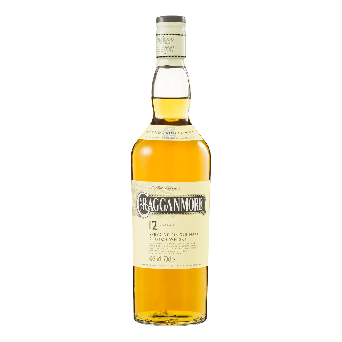 Cragganmore Speyside Single Malt Scotch Whisky 12YO 700ml