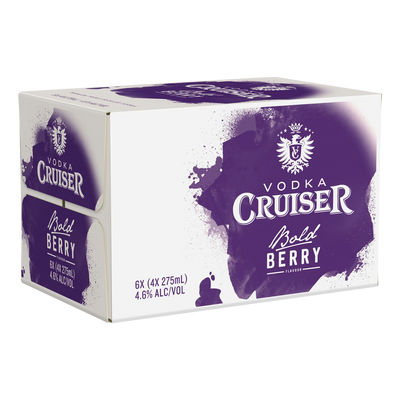Vodka Cruiser Bold Berry Blend 275ml Bottle Case of 24