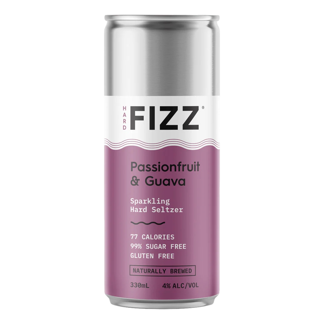 Hard Fizz Passionfruit & Guava Seltzer 330ml Can Case of 16