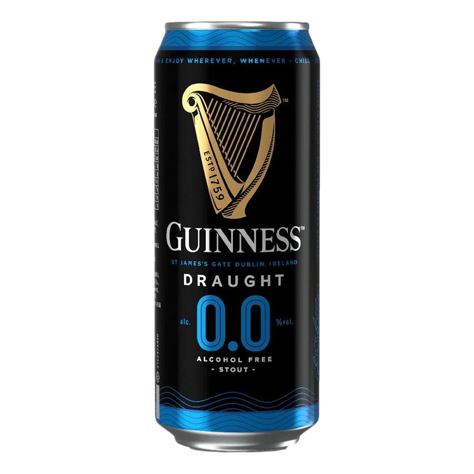 Guinness Draught Non-Alcoholic Stout 440ml Can Single