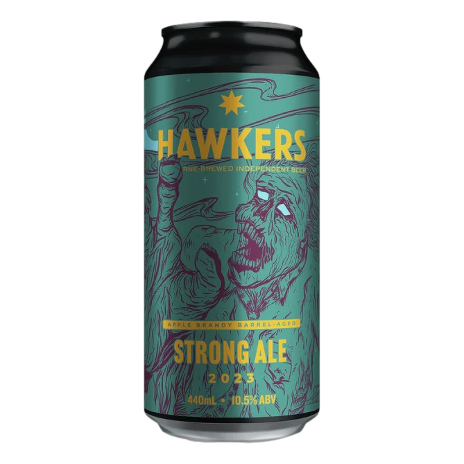 Hawkers Apple Brandy Barrel-Aged Strong Ale 2023 Edition 440ml Can Single