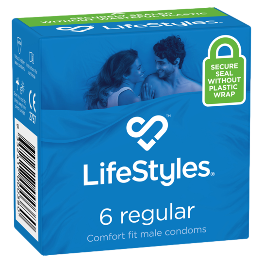 LifeStyles Condoms Regular 6 Pack