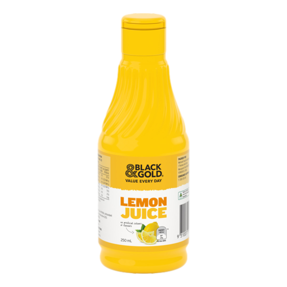 Black & Gold Lemon Juice 250ml