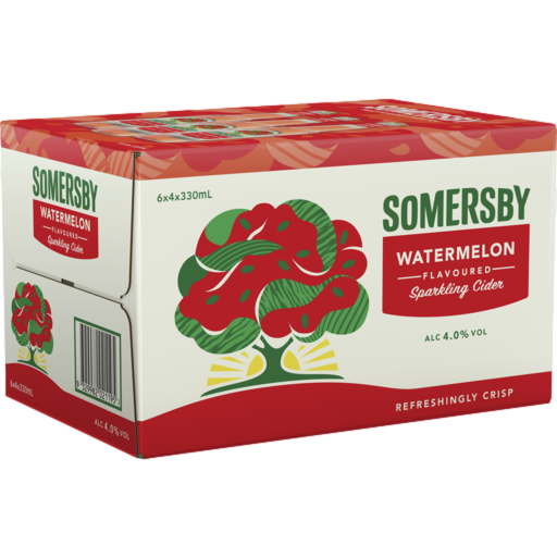 Somersby Watermelon Cider 330ml Bottle Case of 24