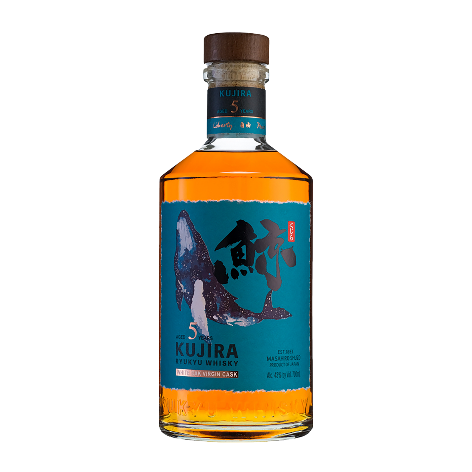 Masahiro Kujira Ryukyu White Oak Cask Japanese Whisky 5YO 700ml