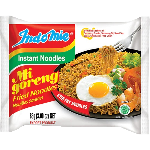 Indomie Mi Goreng Instant Noodles 85g Single