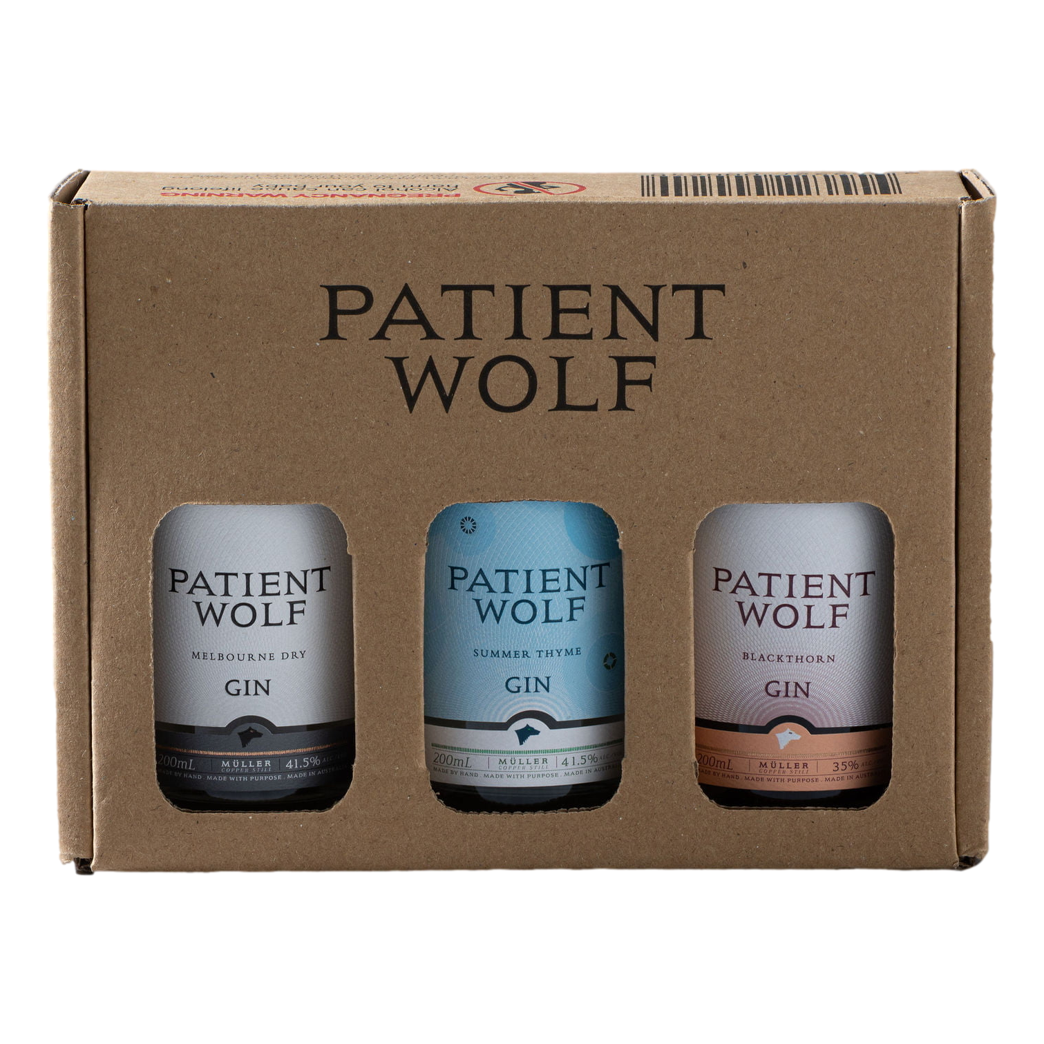 Patient Wolf Tri-Gift Pack 200ml