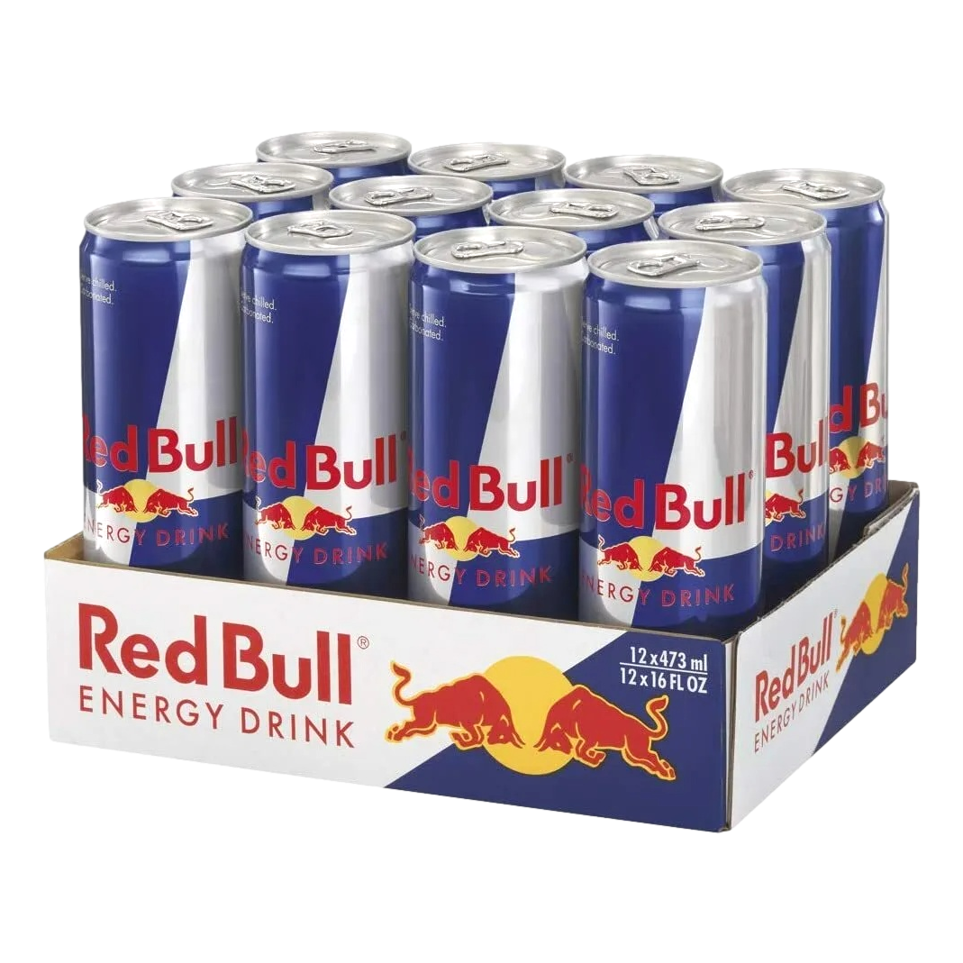 Red Bull Energy Drink 473ml Can Case of 12