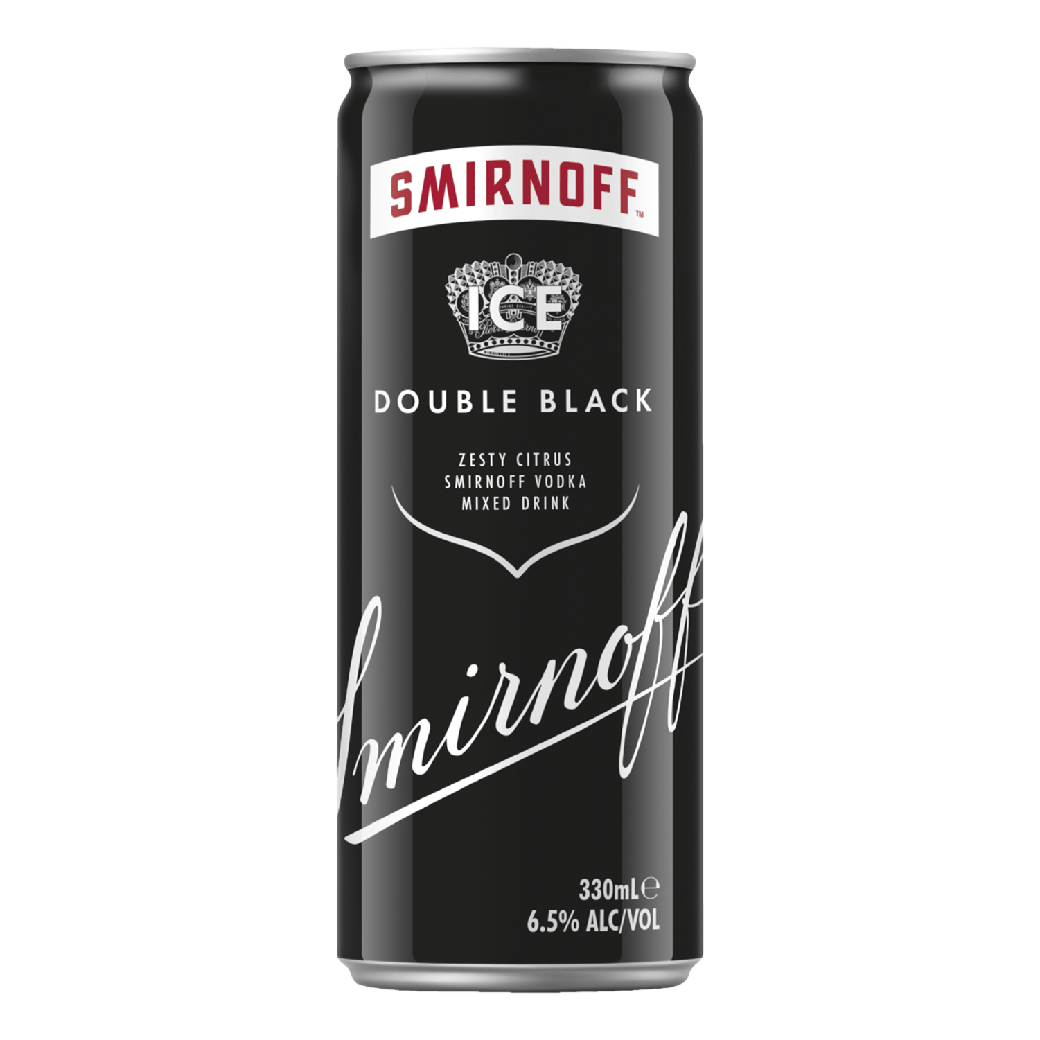 Smirnoff Ice Double Black 6.5% 330ml Can Single
