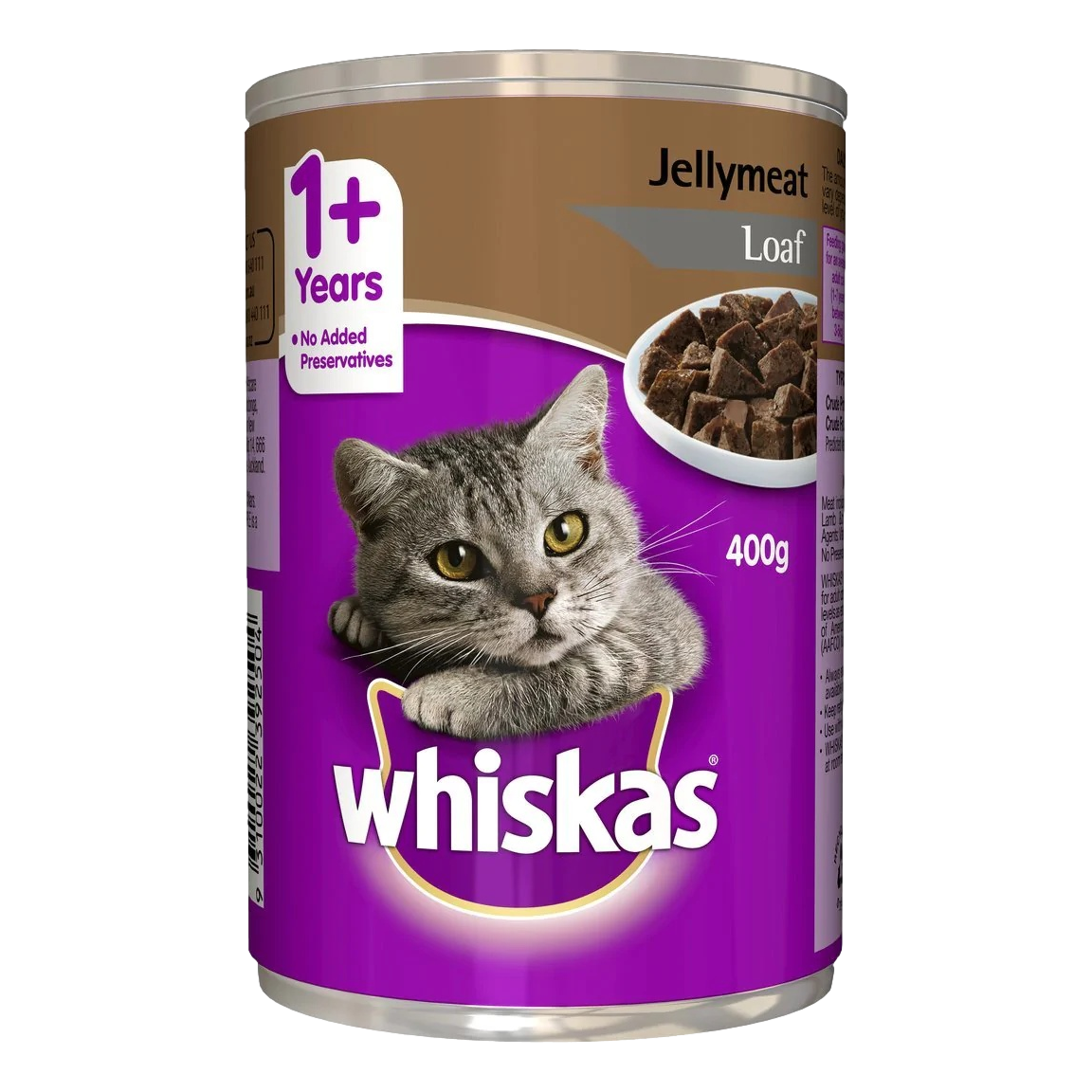 Whiskas Wet Cat Food Loaf Jellymeat 400g Camperdown Cellars