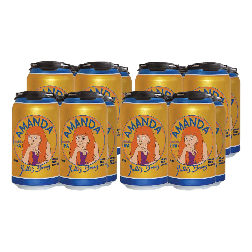 Yulli's Amanda Mandarin IPA 375ml Can Case of 16